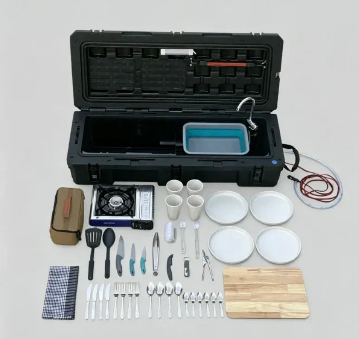 OzTerrain Portable Kitchen- 12V with Pump
