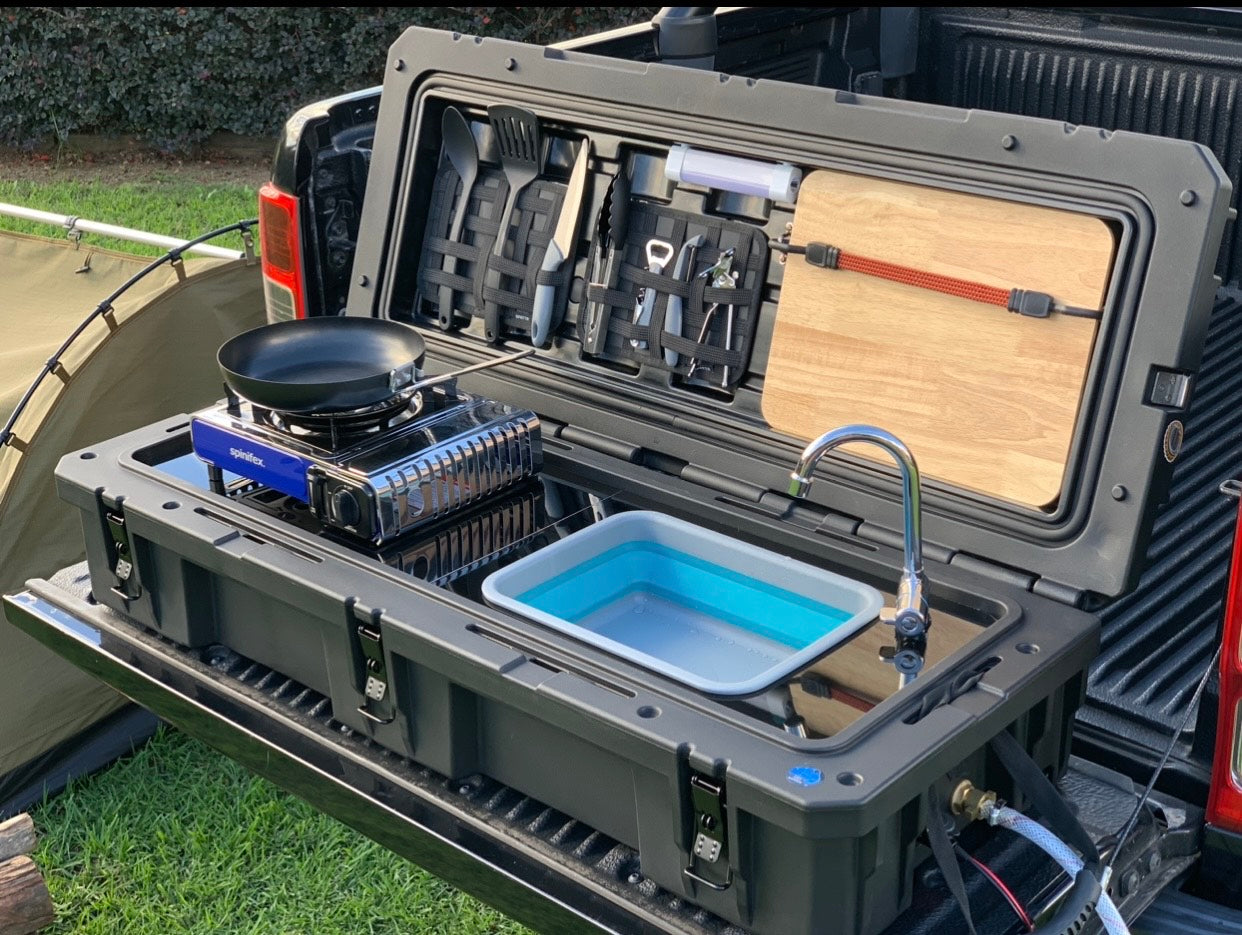 OzTerrain Portable Kitchen- 12V with Pump