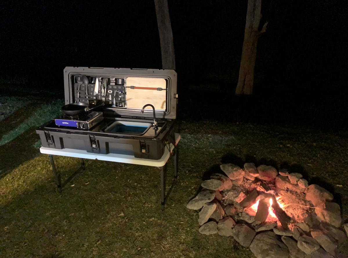 OzTerrain Portable Kitchen- 12V with Pump